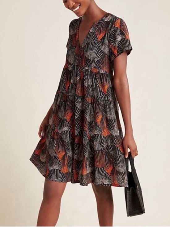 Maeve Dresses & Skirts - Maeve Anthropologie Tania Tiered Tunic Dress Size S